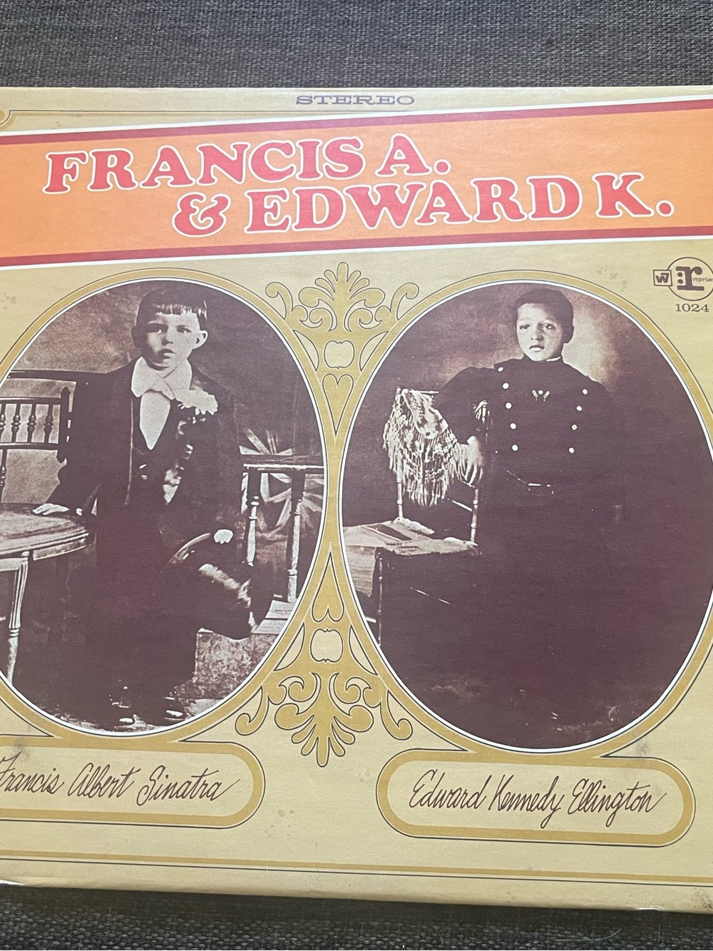 FRANK SINATRA and DUKE ELLINGTON LP Francis A. and Edward K. 1968 Reprise  vinyl